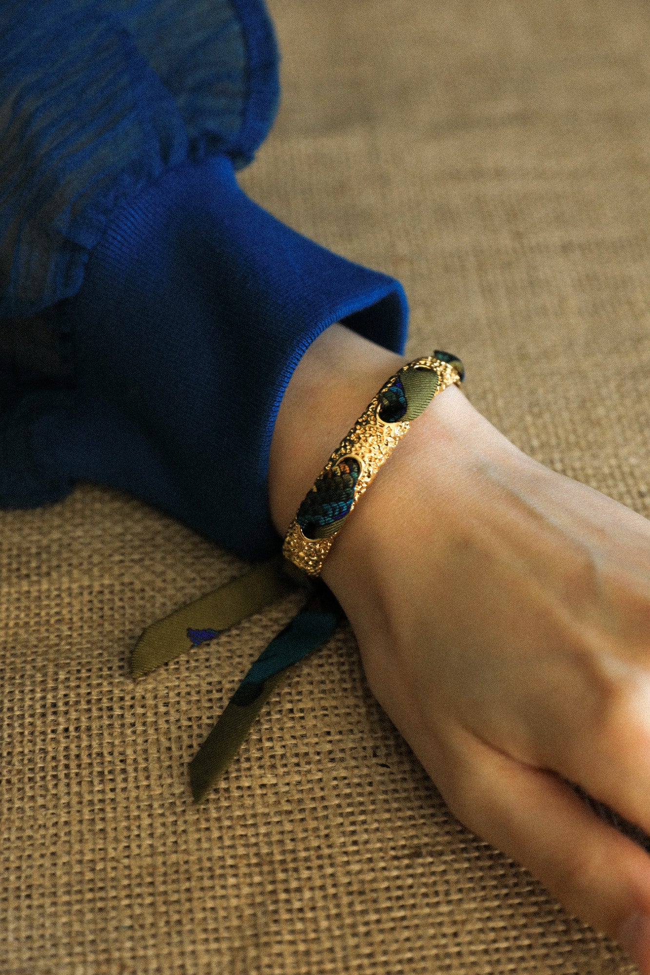 Bracelet Queen et ruban Sirène coloré