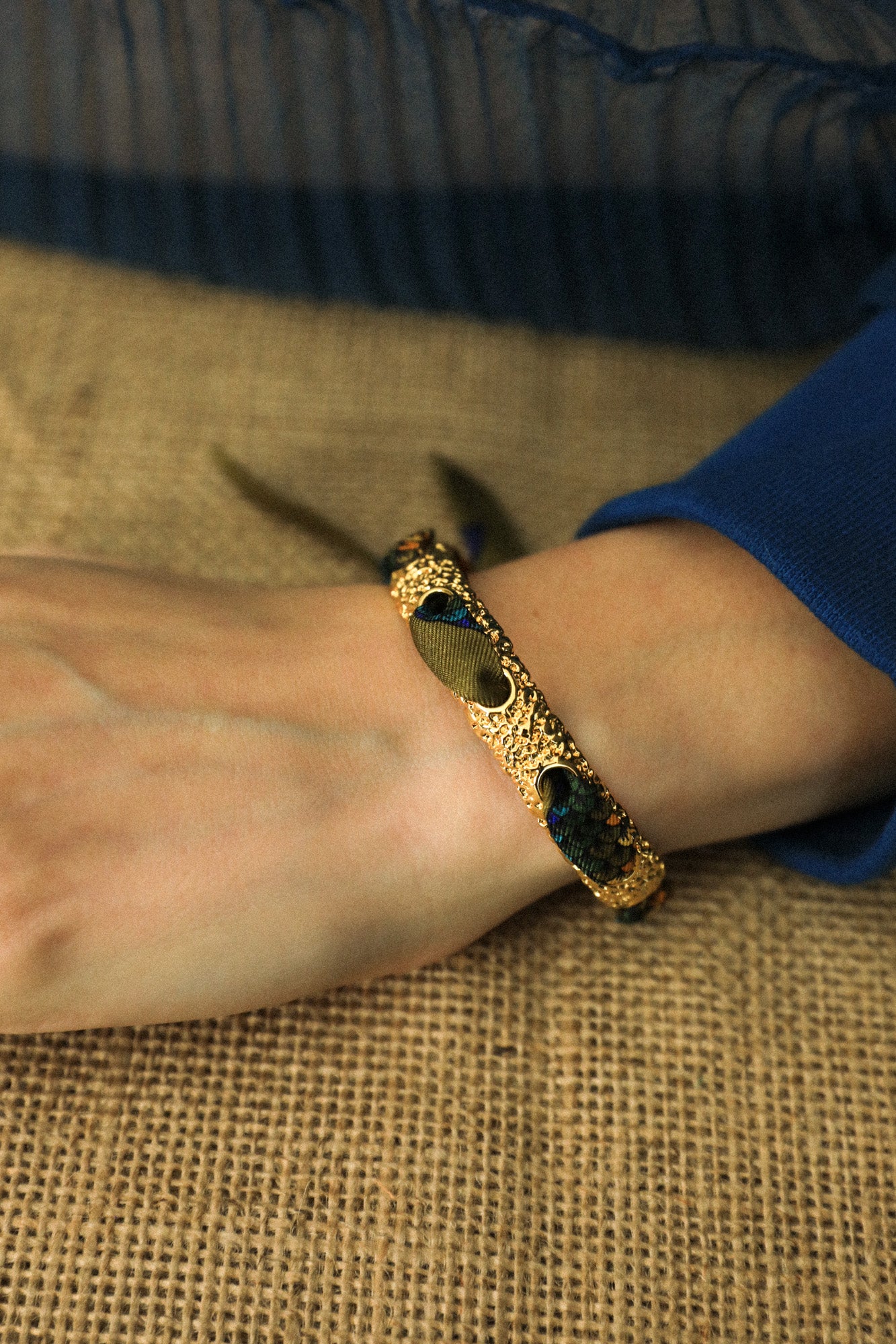 Bracelet Queen et ruban Sirène coloré