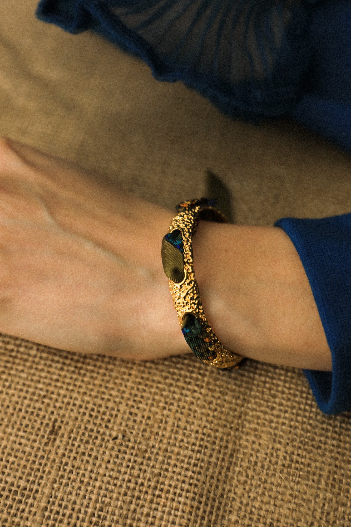 Bracelet Queen et ruban Sirène coloré