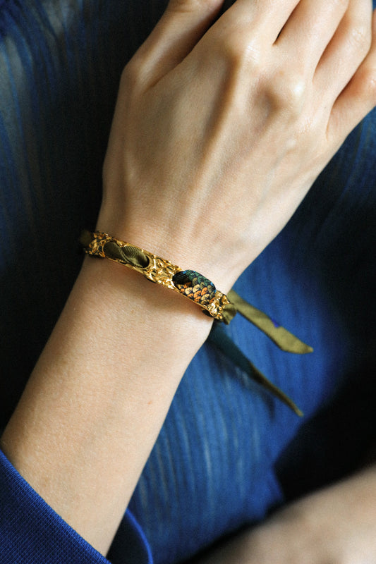 Bracelet Féérie et ruban Sirène coloré