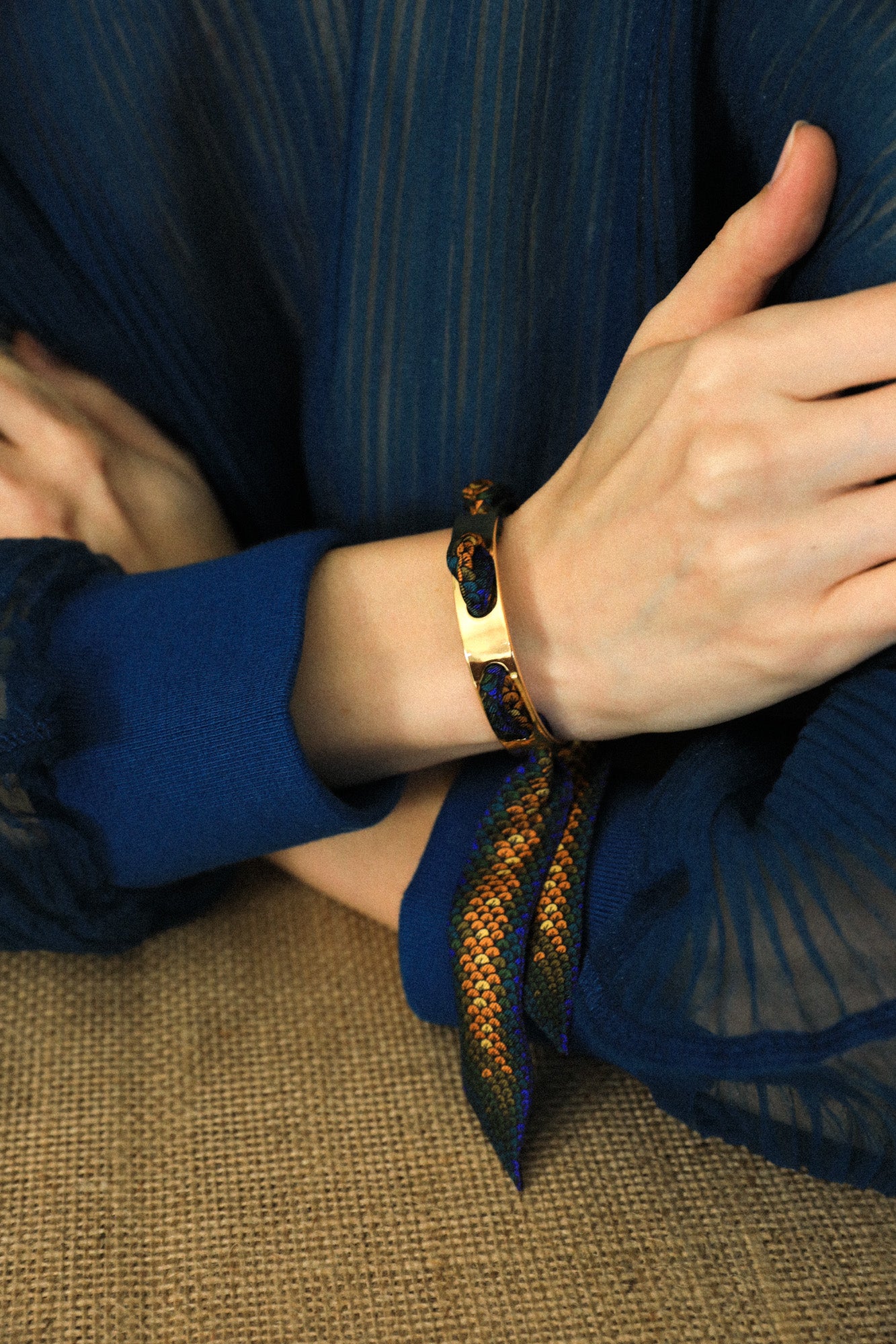 Bracelet Septembre et son ruban Sirène neutre