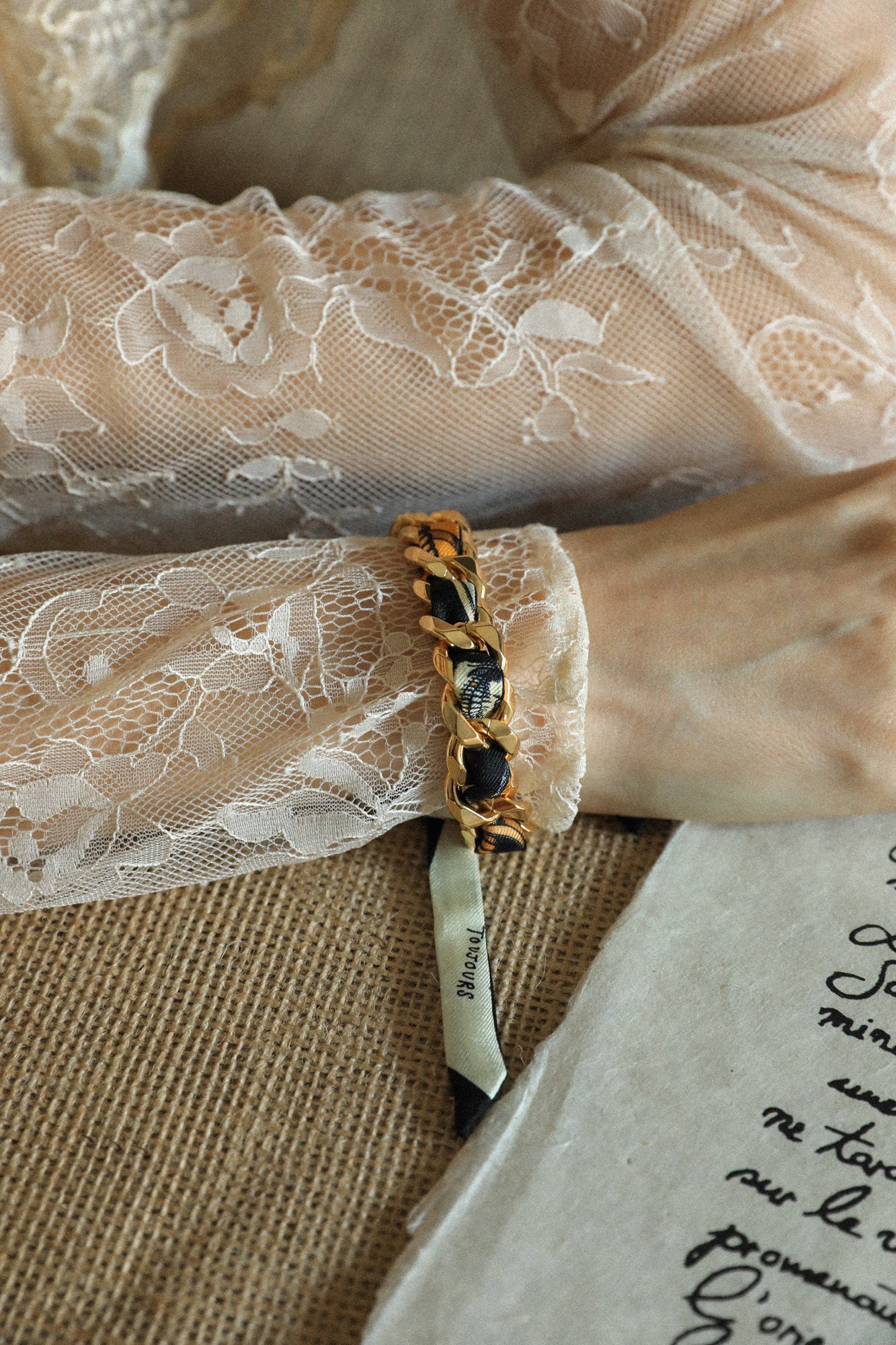 Bracelet Décembre et ruban Pirate neutre