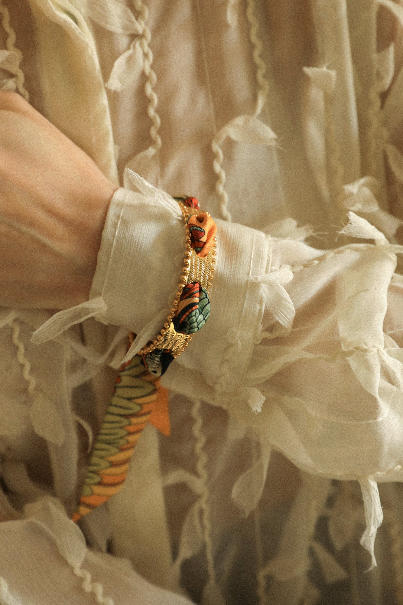 Bracelet Diva et ruban Perroquet neutre