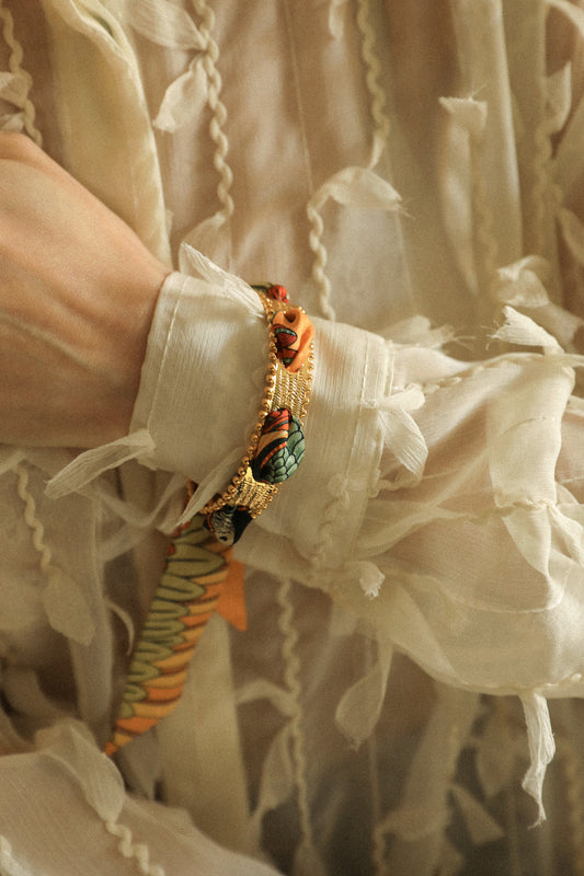 Bracelet Diva et ruban Perroquet neutre