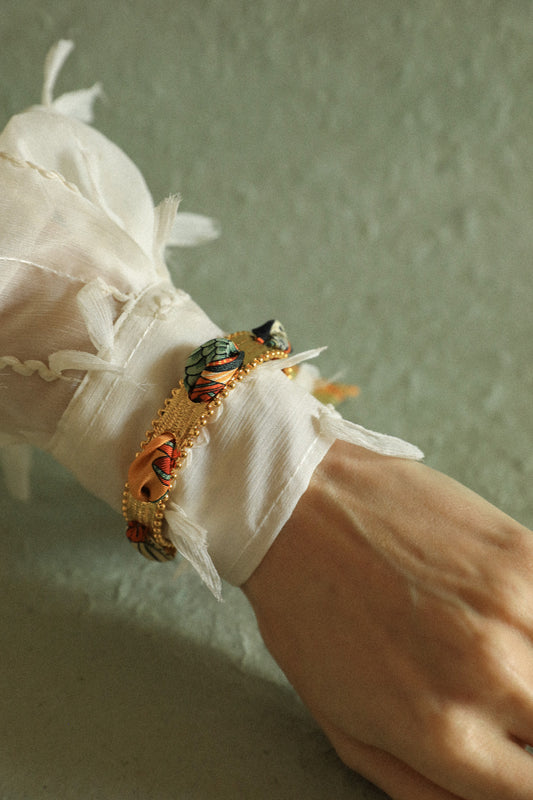 Bracelet Diva et ruban Perroquet neutre