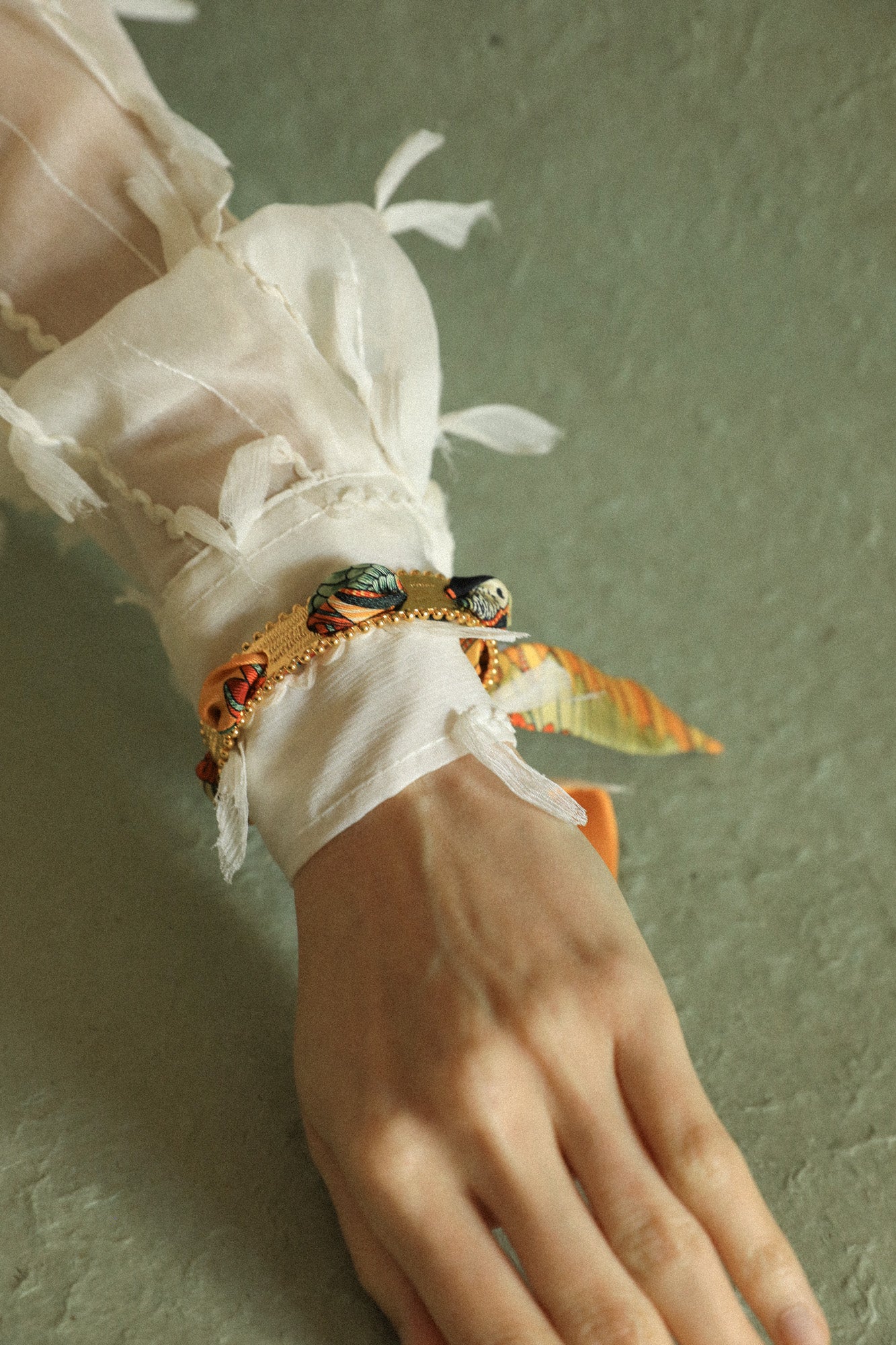 Bracelet Diva et ruban Perroquet neutre