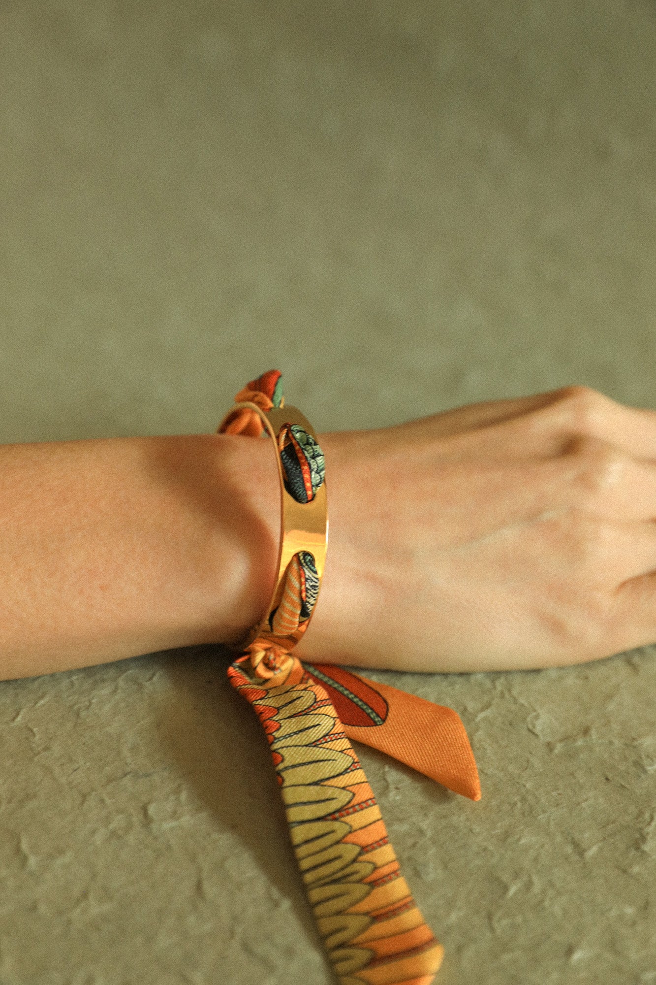 Bracelet Septembre et son ruban Perroquet neutre