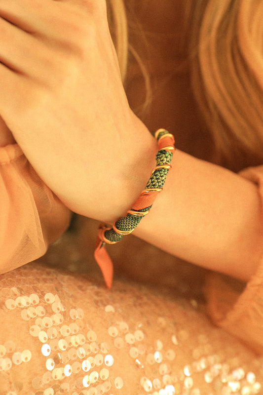 Bracelet Octobre et ruban Sirène neutre