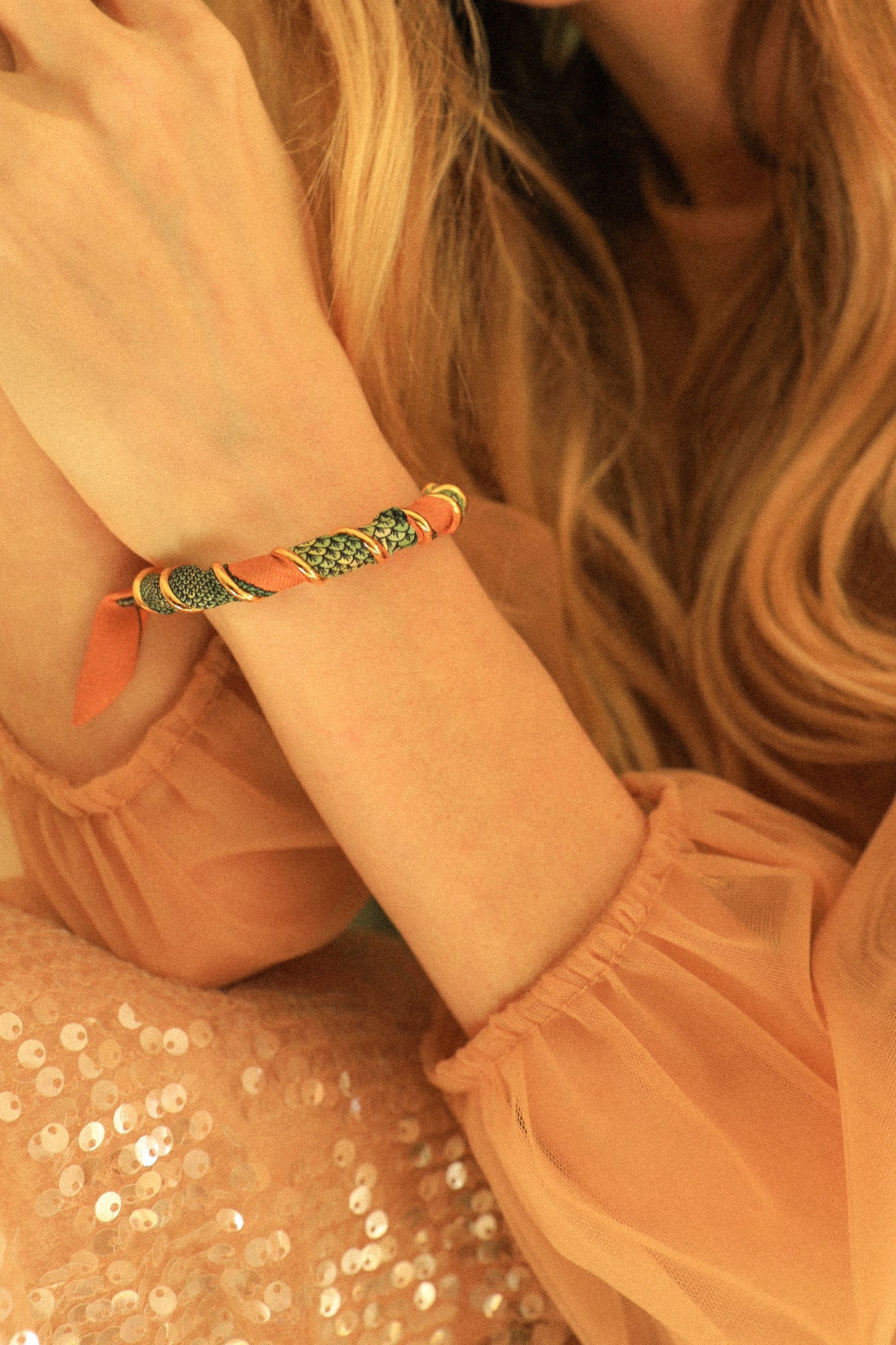 Bracelet Octobre et ruban Sirène neutre
