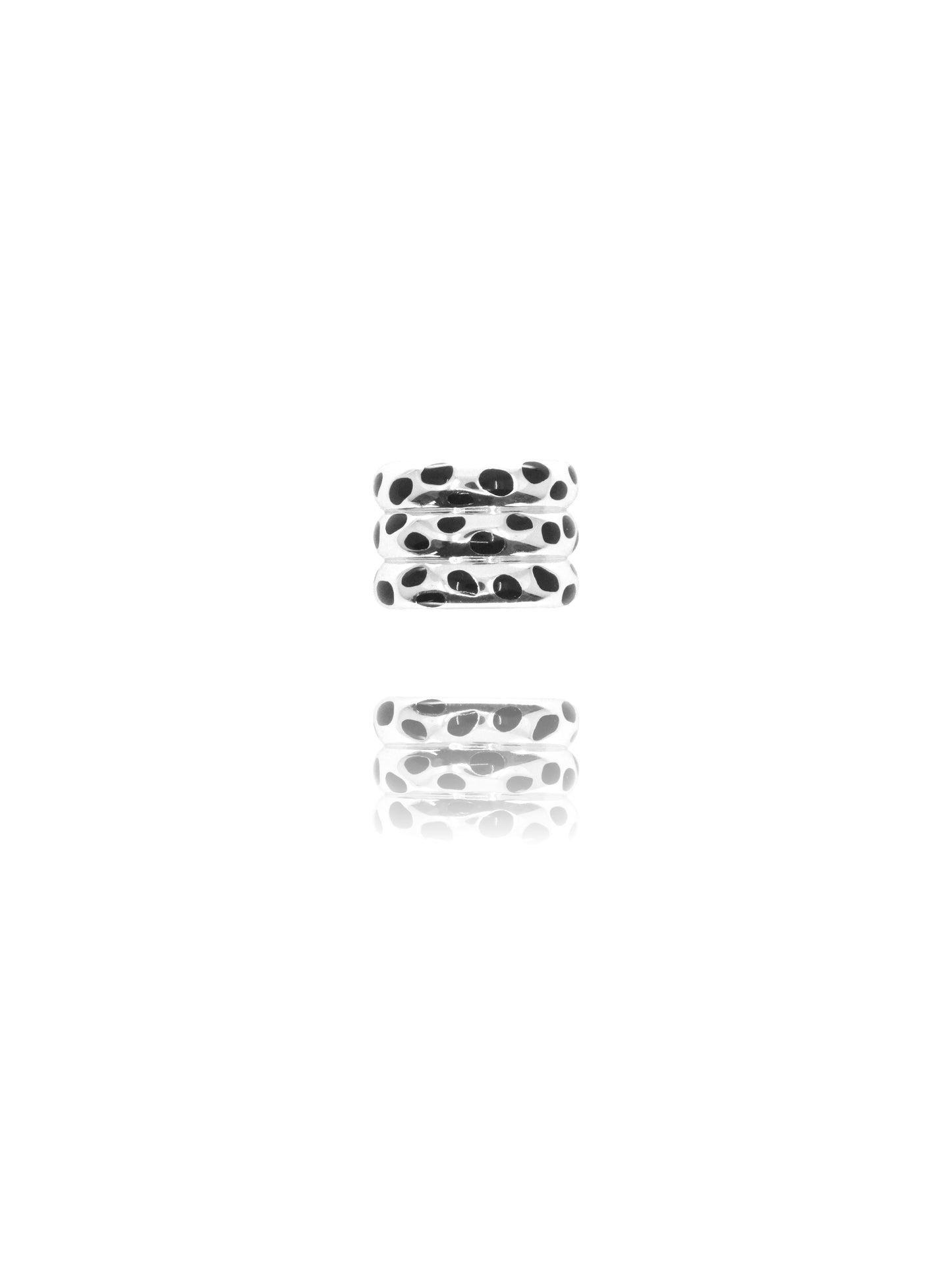 Anneau à foulard Leopard, Argent
