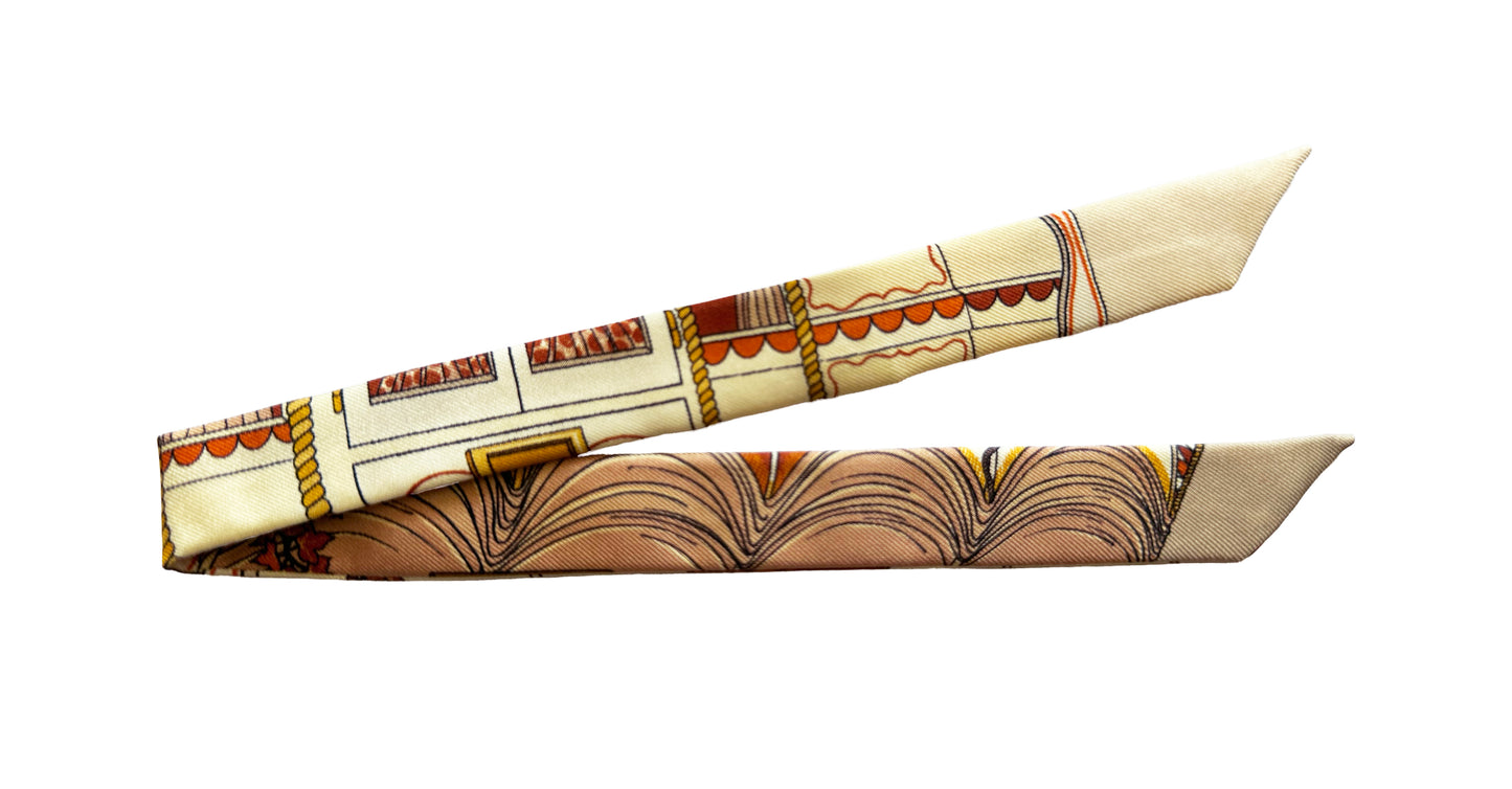 2cm Silk Ribbon Unknown Address, Snow