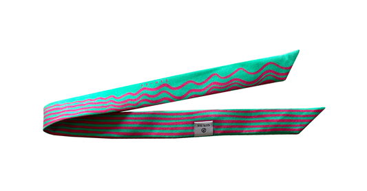 Ruban 1cm - Marinière, menthe à l'eau