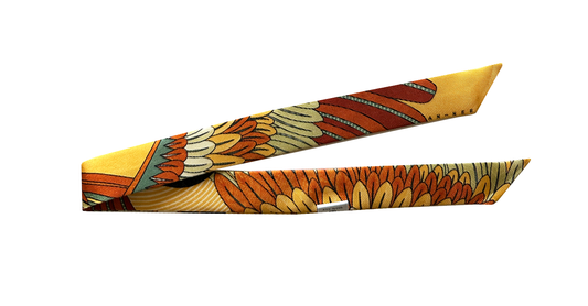 Ruban 2cm - Perroquet, ocre