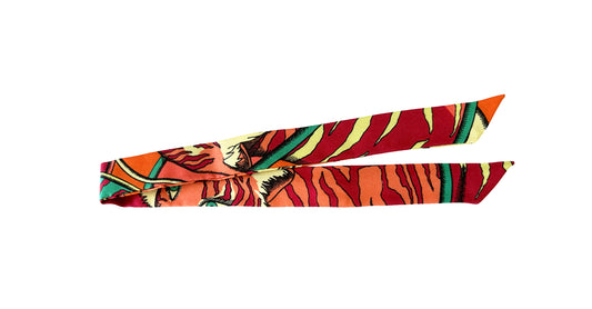Ruban 2cm - Tigres & Cerceaux, coloré