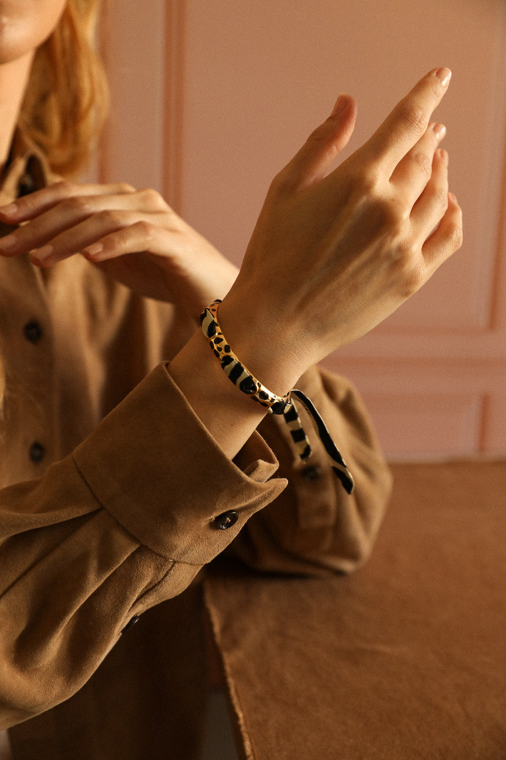Bracelet Léopard, Or