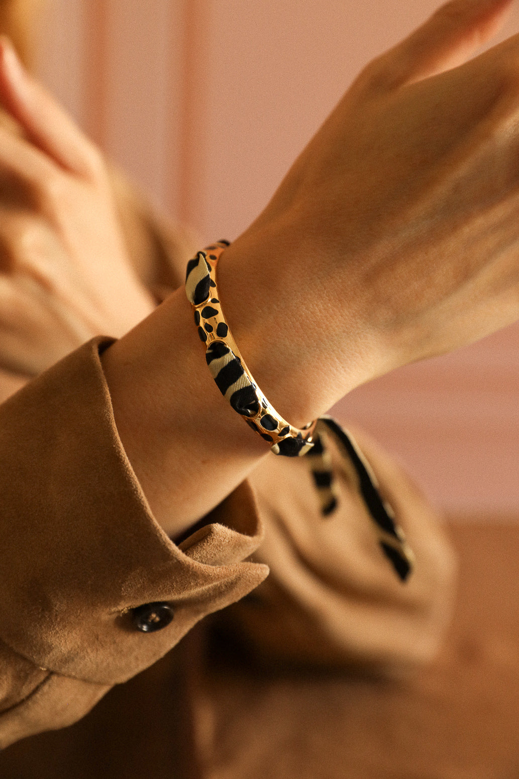 Bracelet Léopard, Or