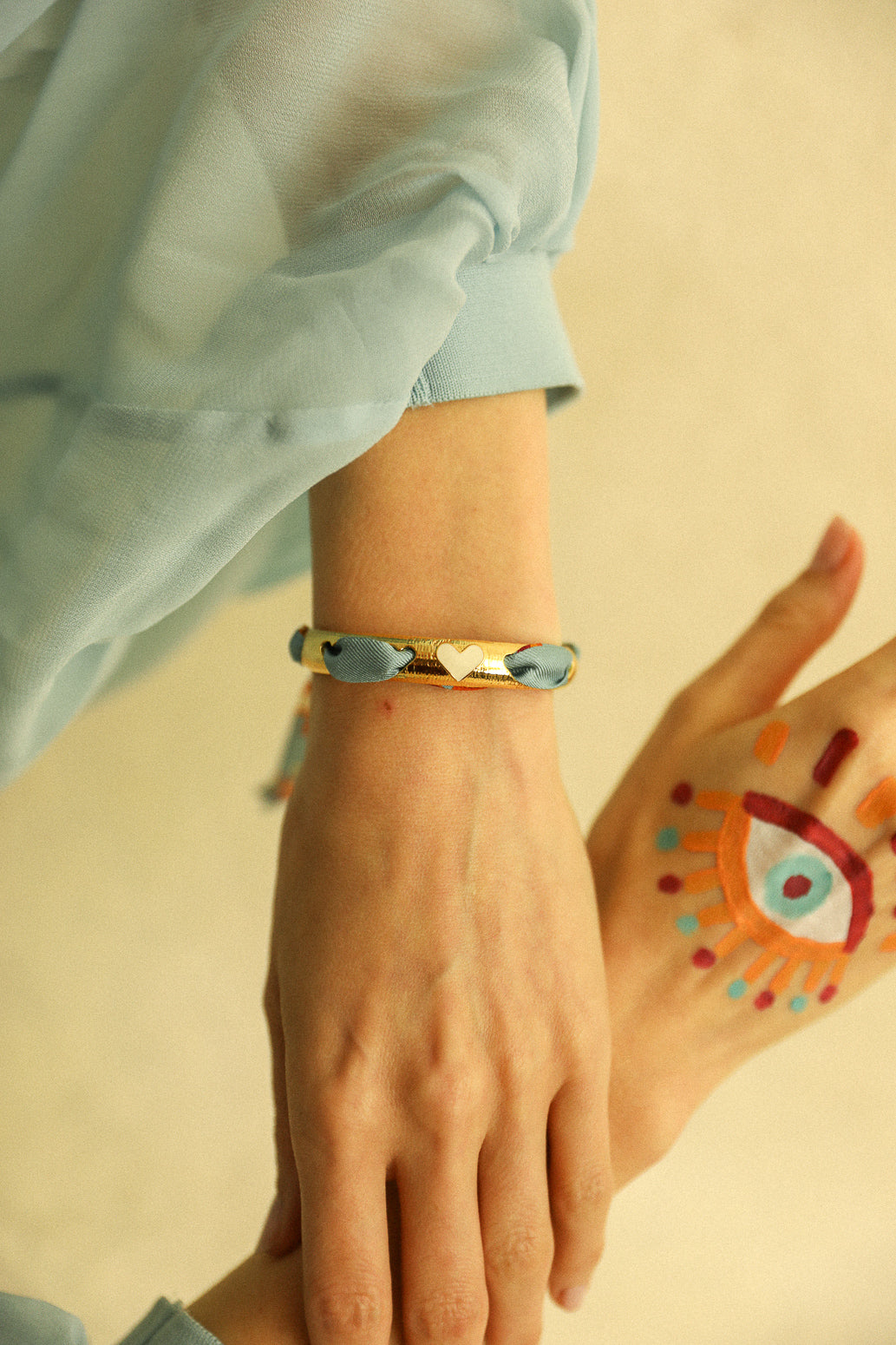 Bracelet en soie 1cm Clairvoyance Neutre