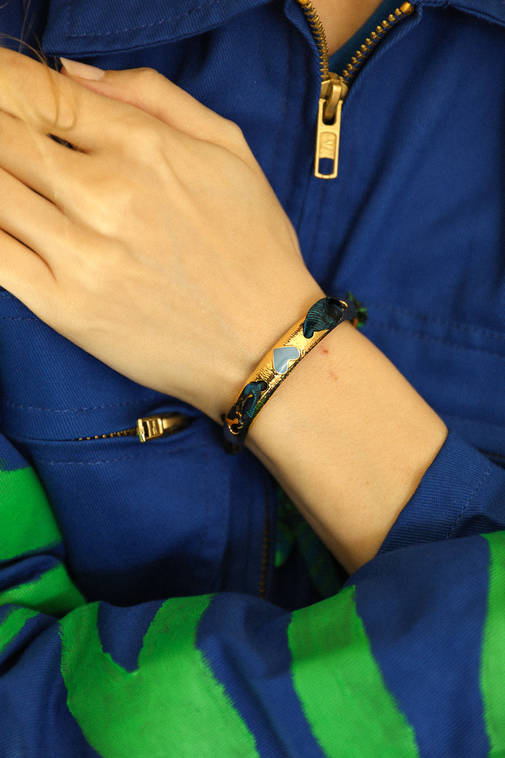 Bracelet Bam, bleu