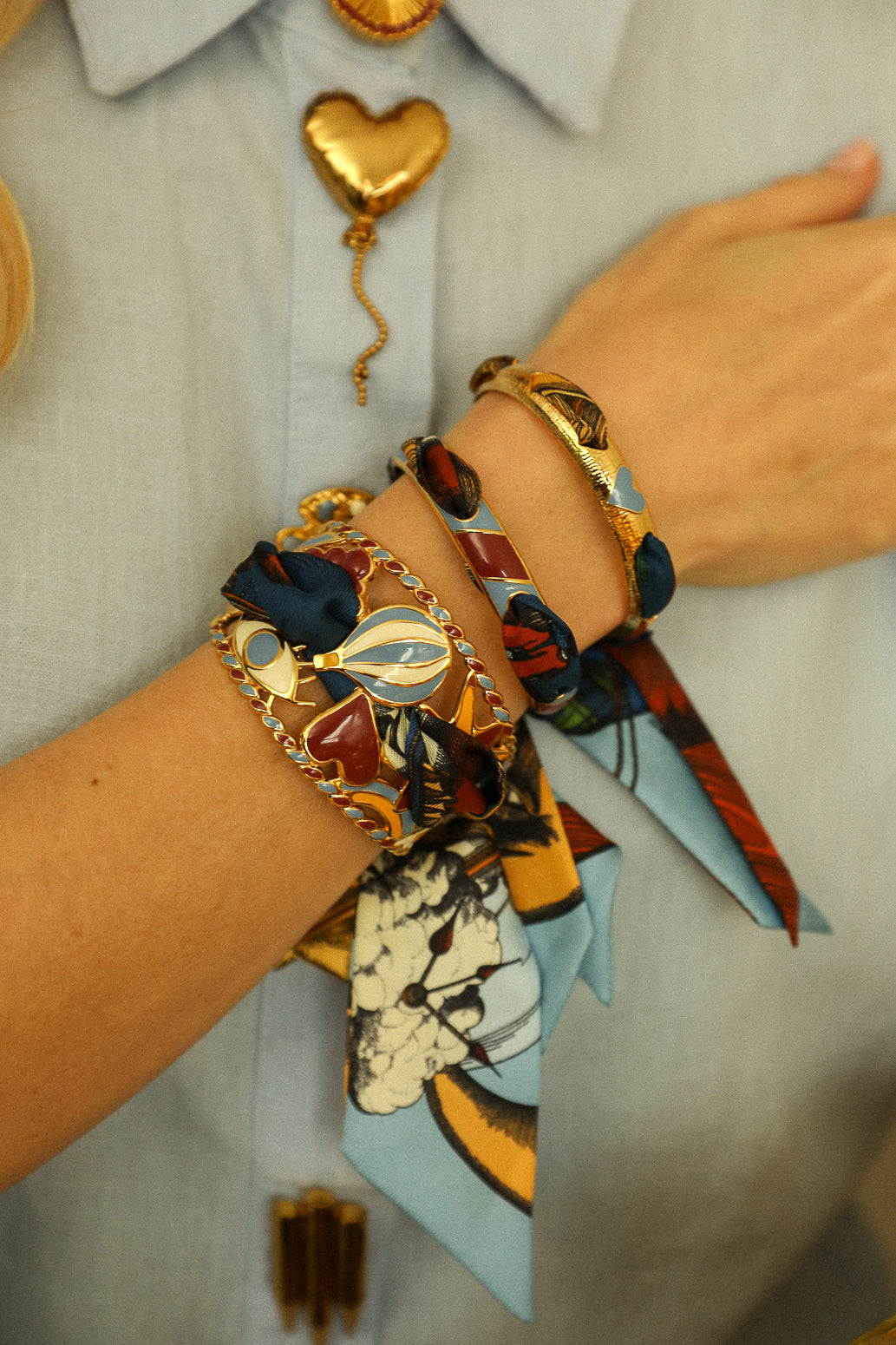 Bracelet Bam, bleu