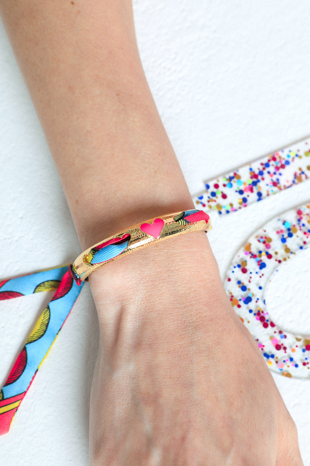 Bracelet Bam, rose