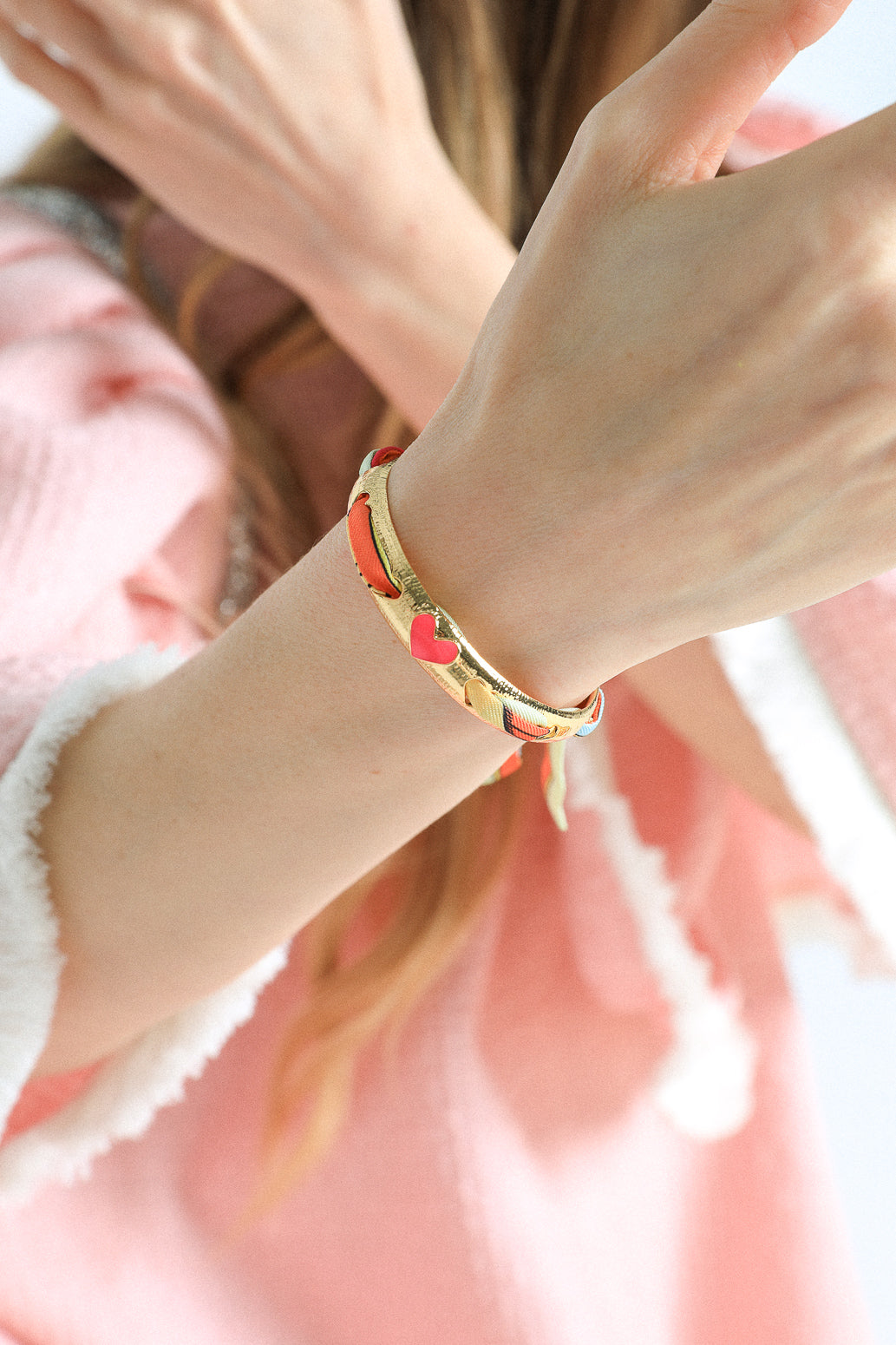 Bracelet Bam, rose