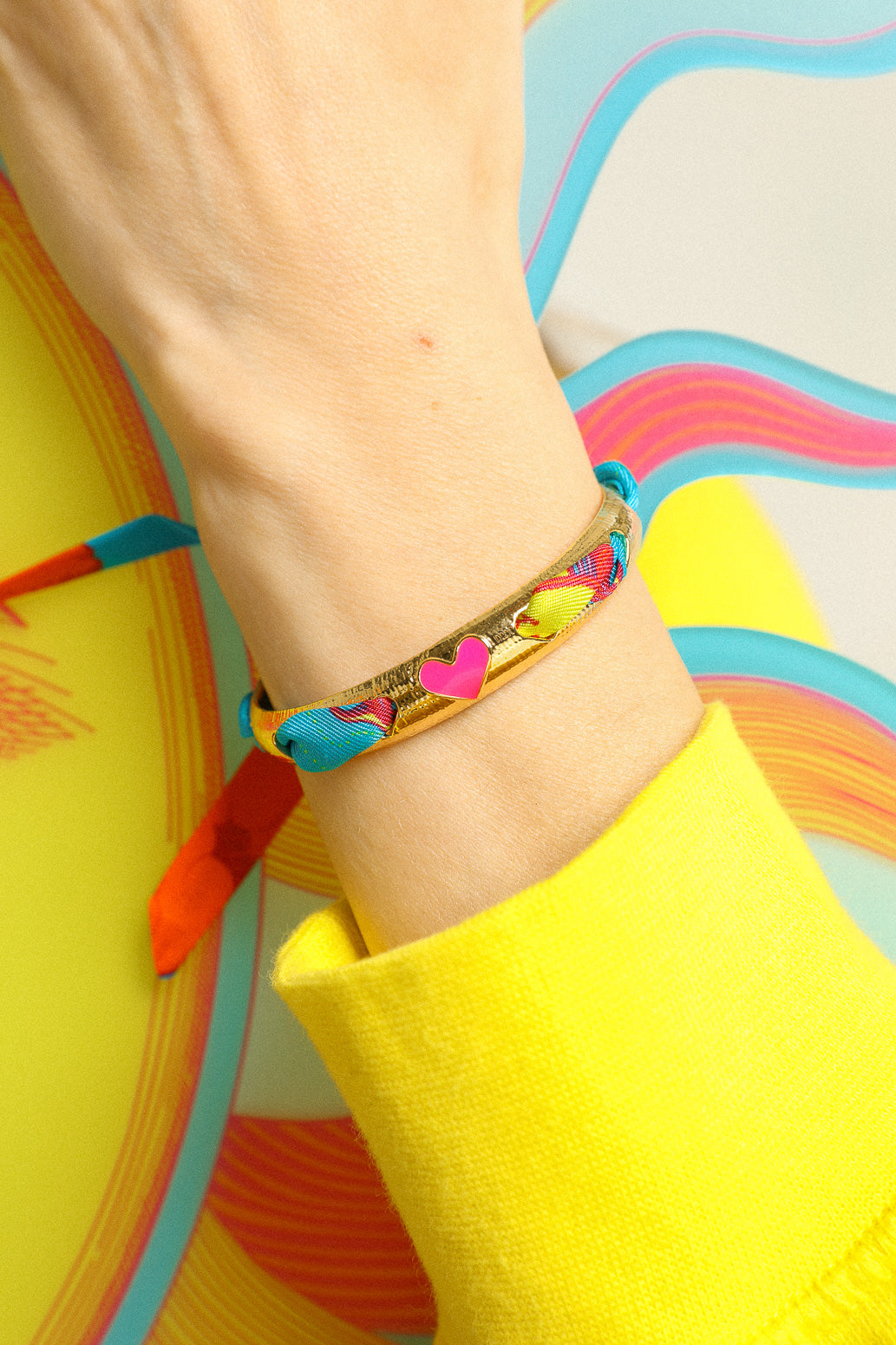 Bracelet Bam, rose