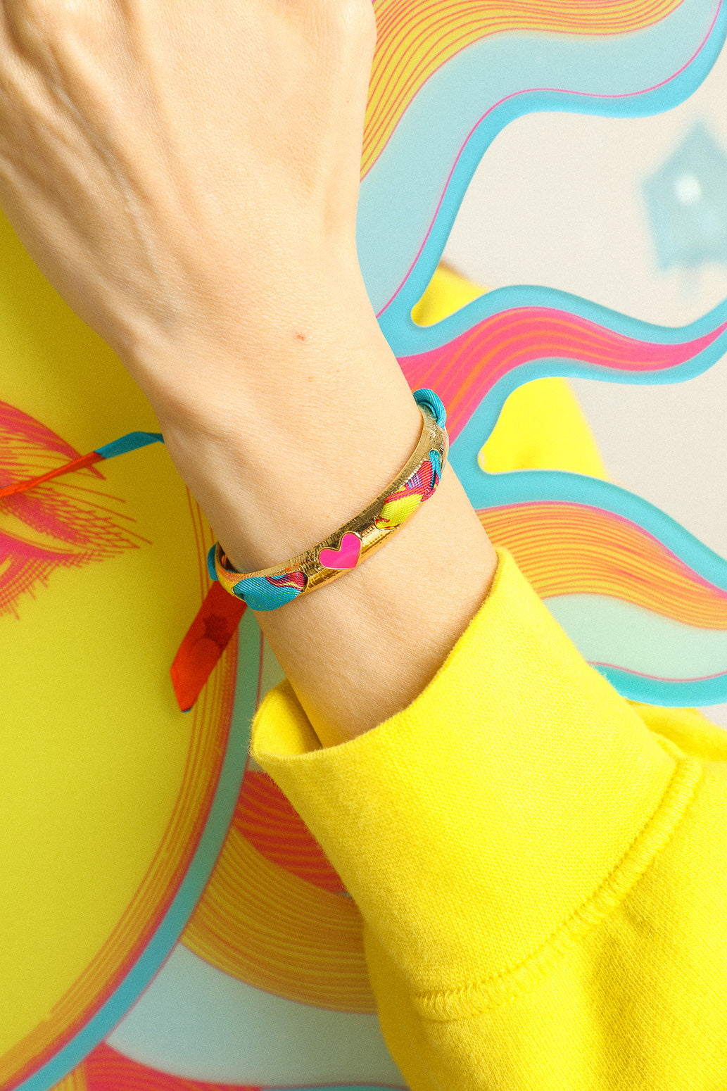 Bracelet Bam, rose