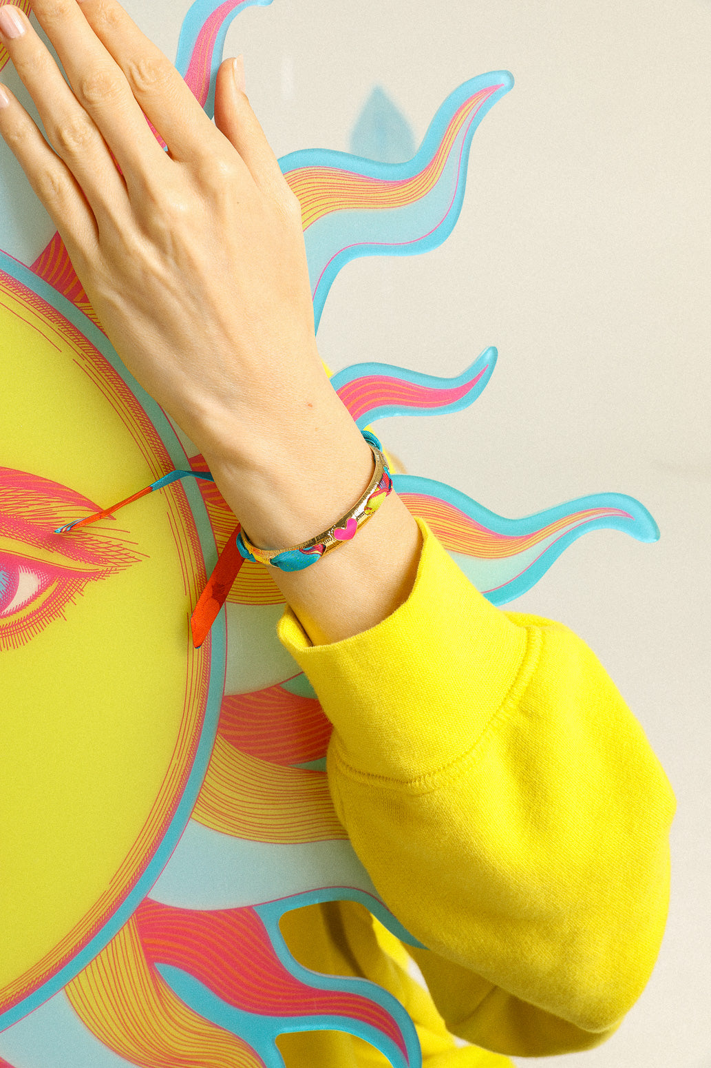 Bracelet Bam, rose