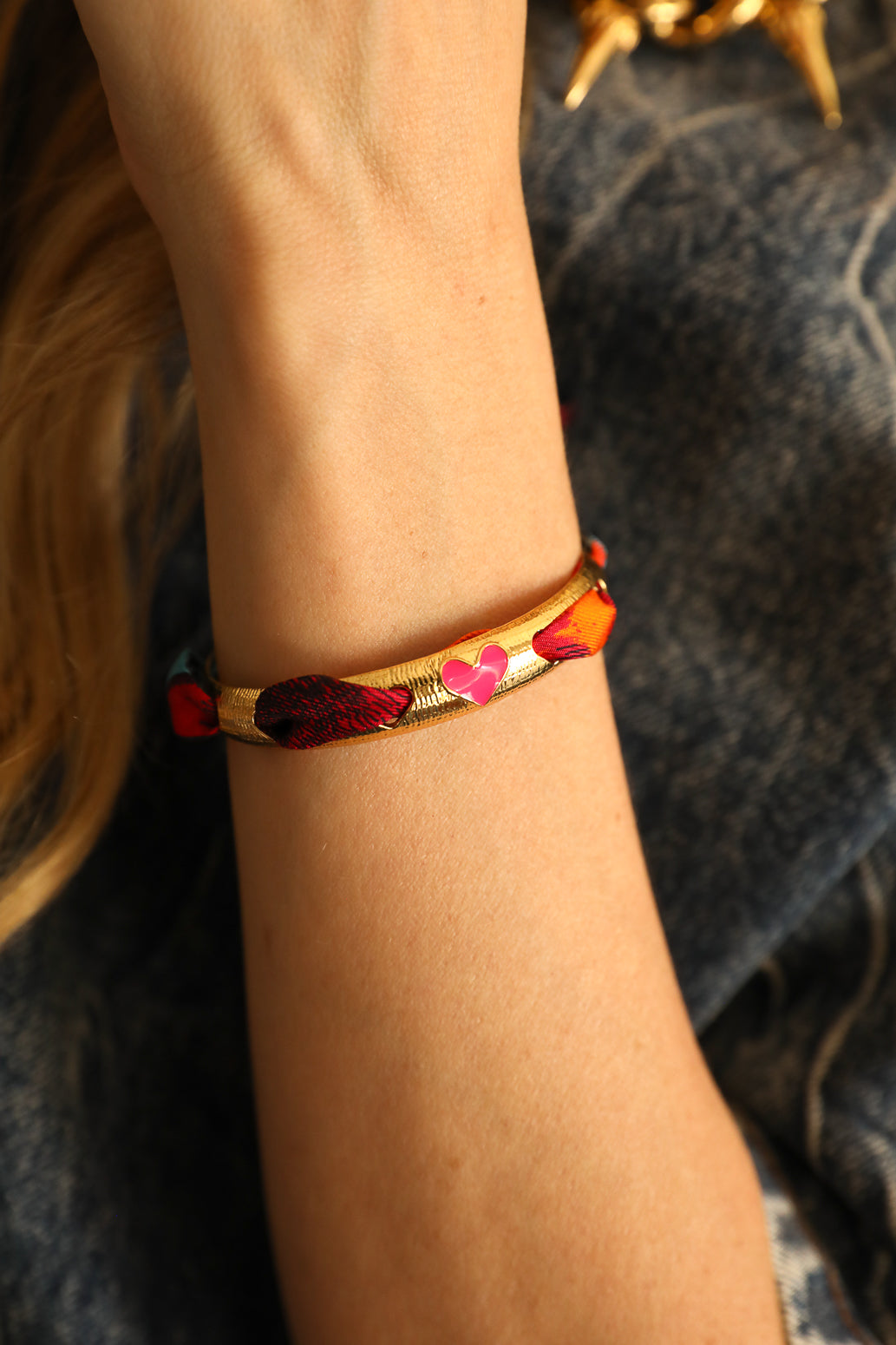 Bracelet Bam, rose