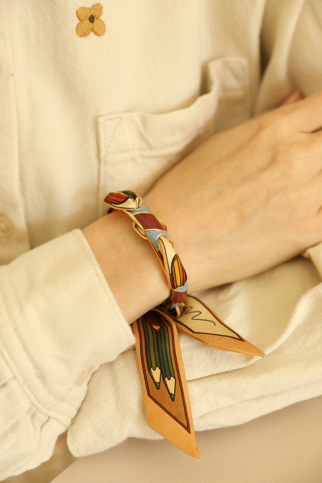 Bracelet Bim émail bordeaux, Été N°26