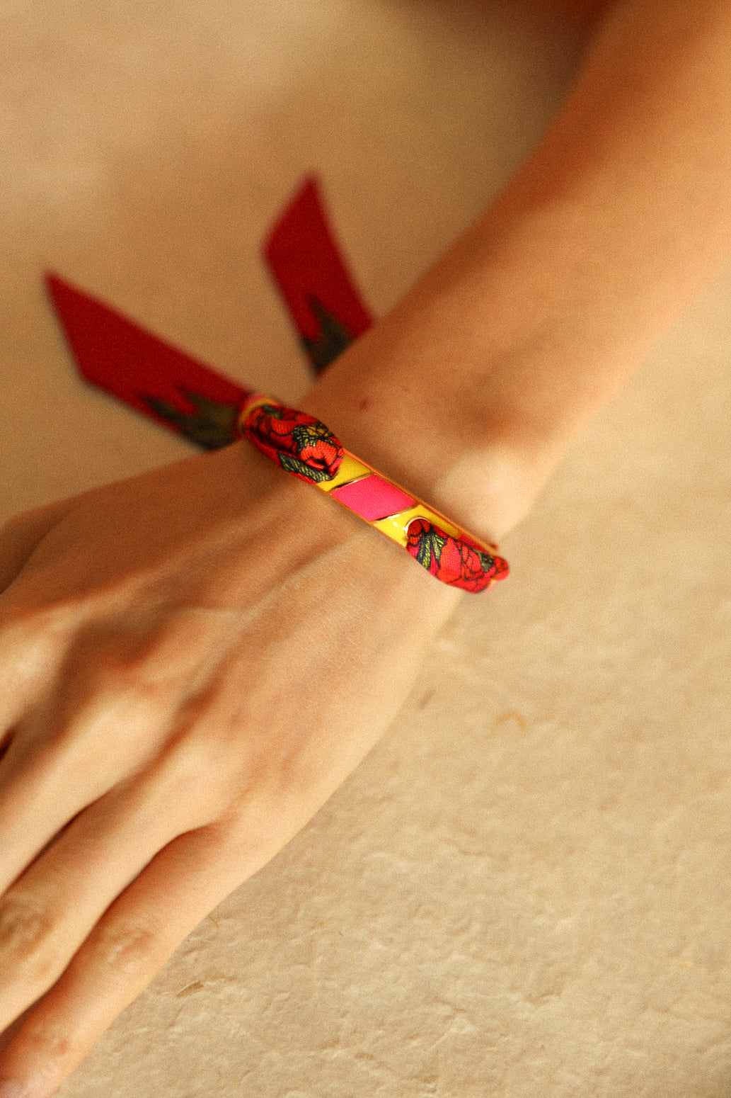 Bracelet en soie 2cm BIM Flashy