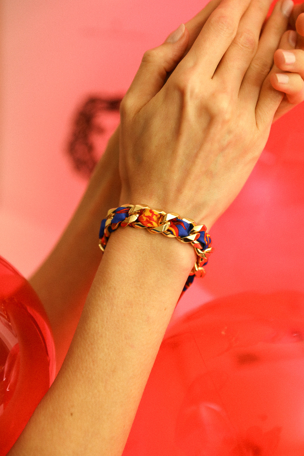 Bracelet en soie 1cm Astrologie Flashy