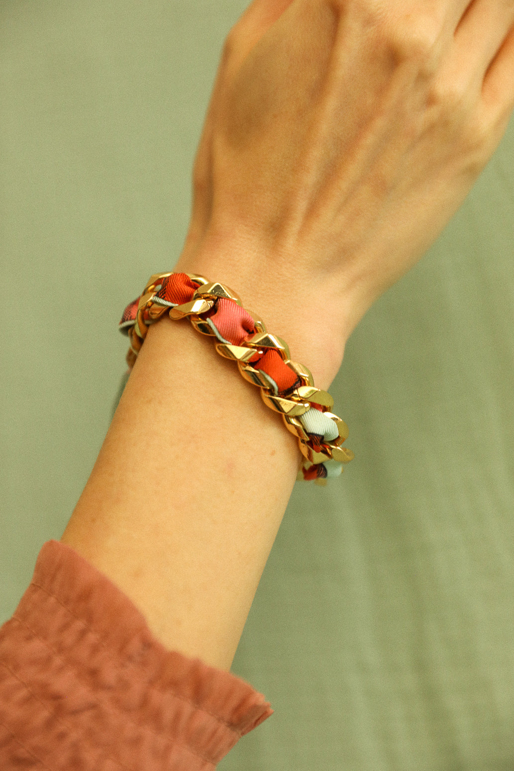 Bracelet en soie 1cm BIM Neutre