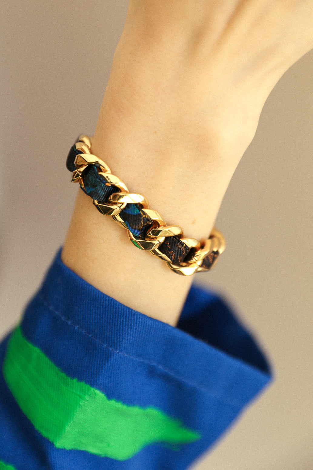Bracelet en soie 1cm Fantastiques Flashy