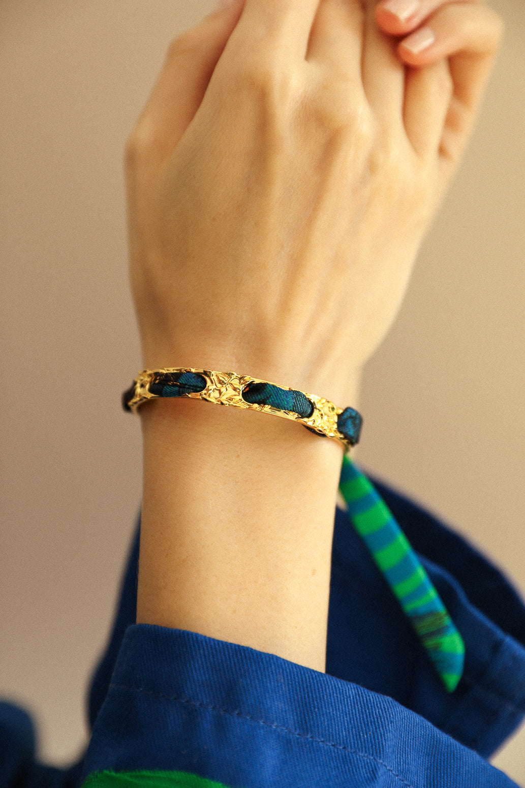 Bracelet en soie 1cm Fantastiques Flashy