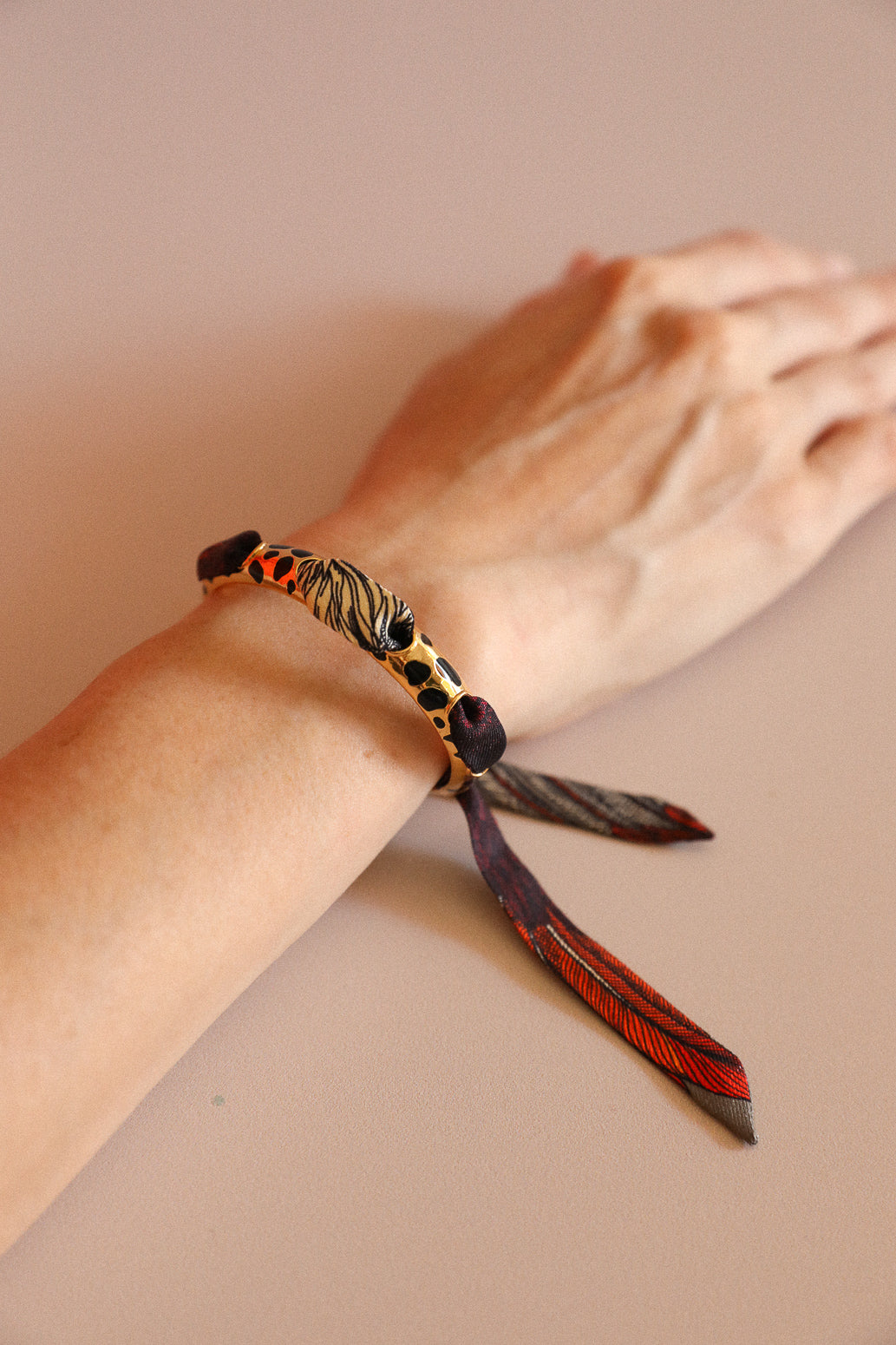Bracelet Léopard or, Automne N°26