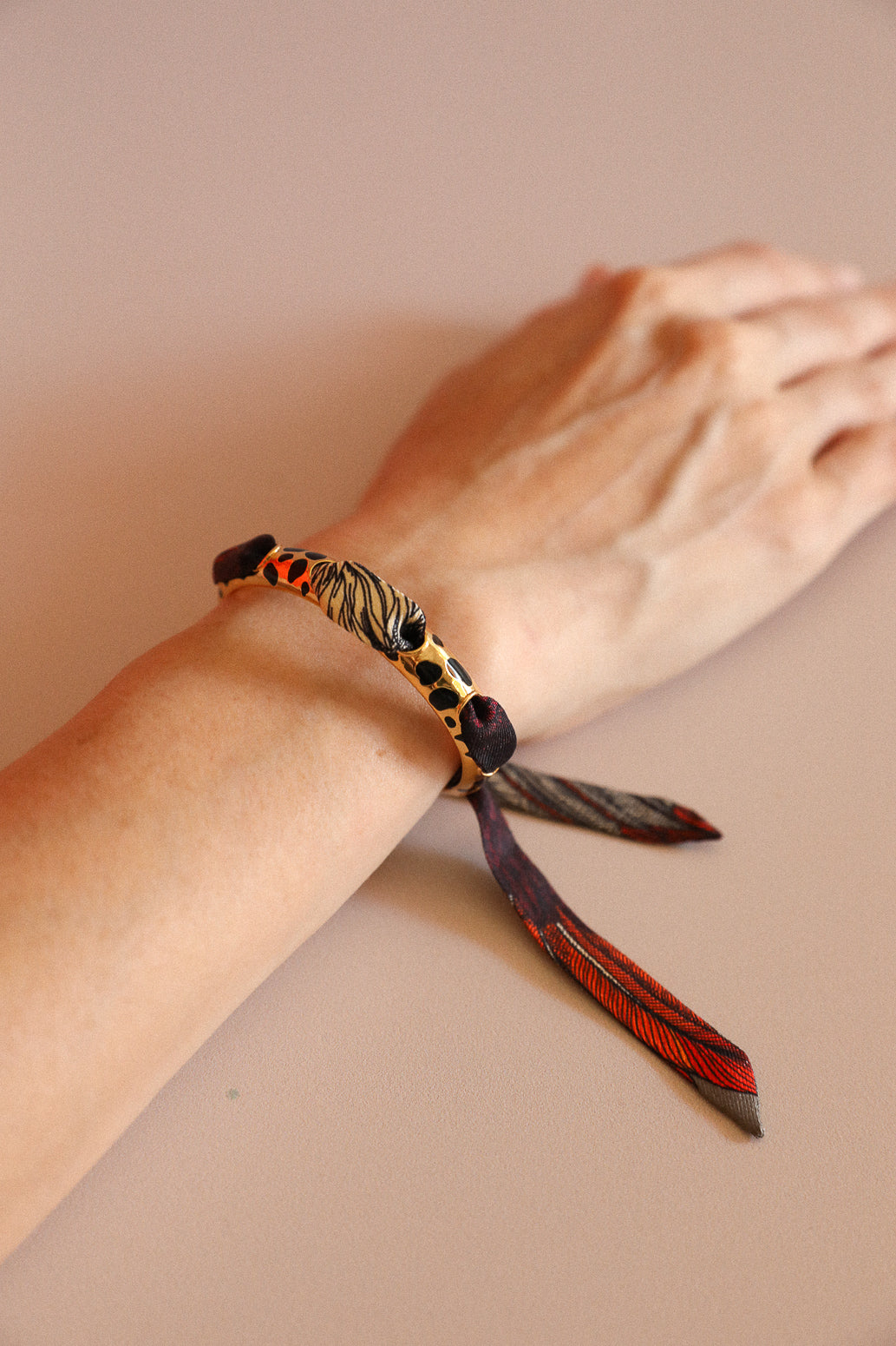 Bracelet Léopard or, Automne N°26