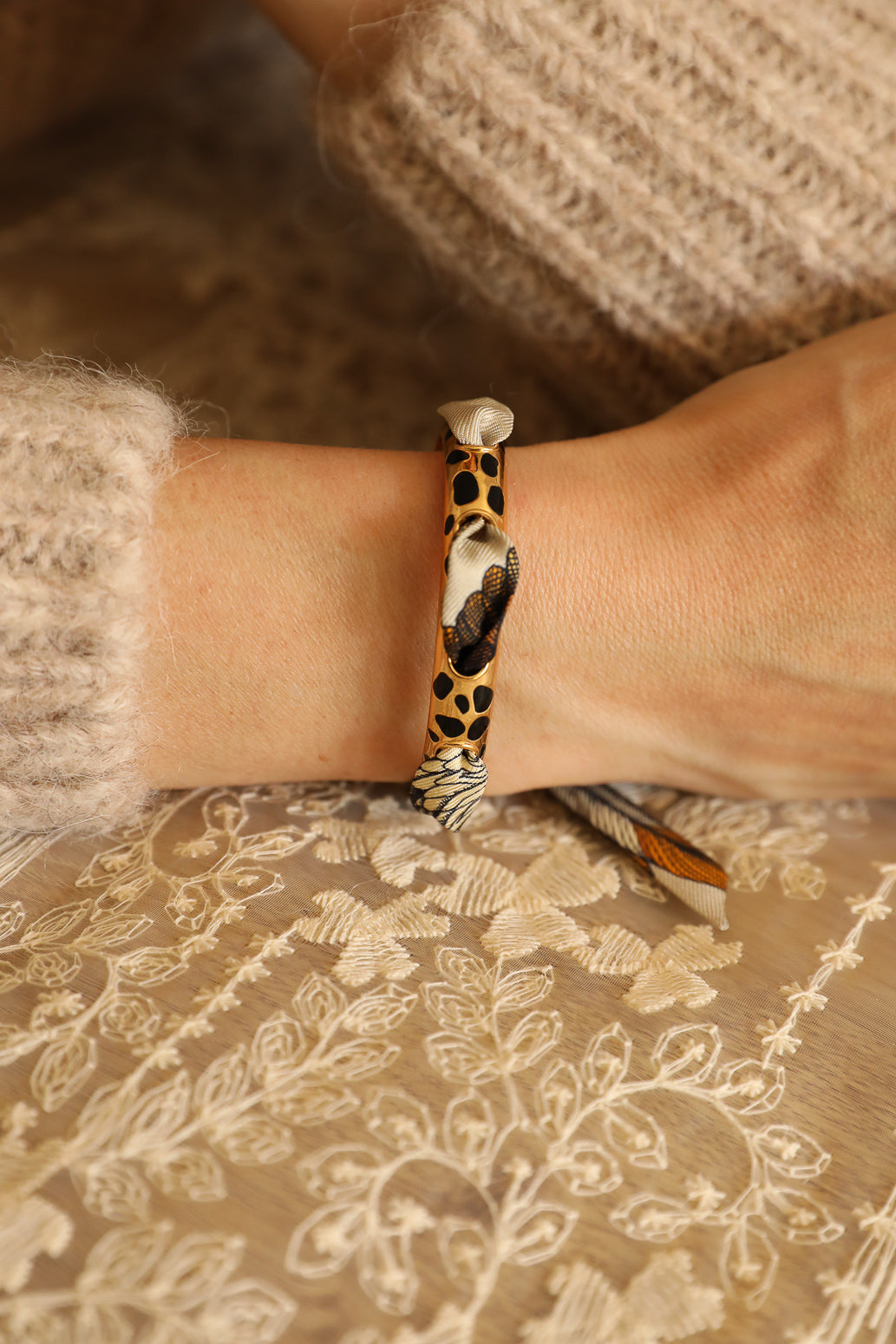 Bracelet Léopard, Or