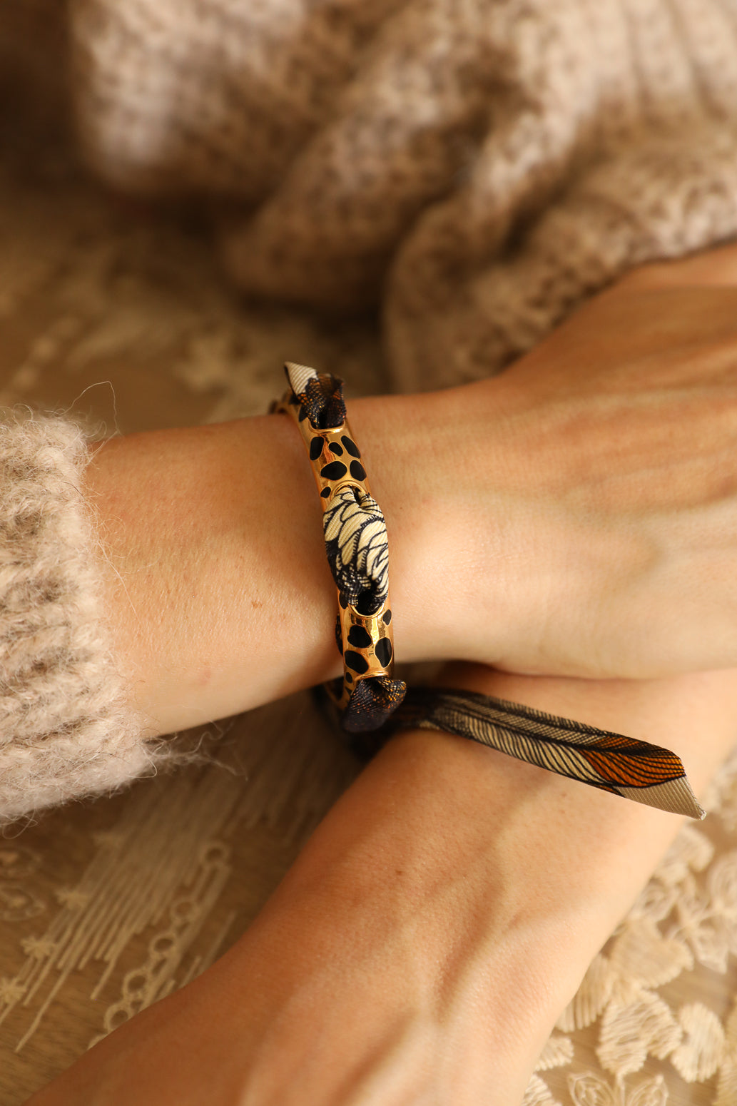 Bracelet Léopard, Or