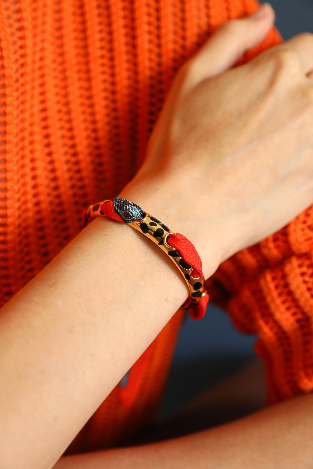 Bracelet Léopard or, Automne N°26