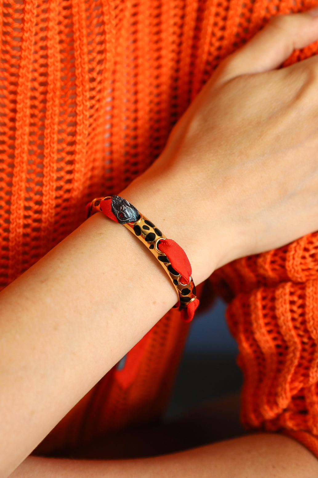 Bracelet Léopard or, Automne N°26