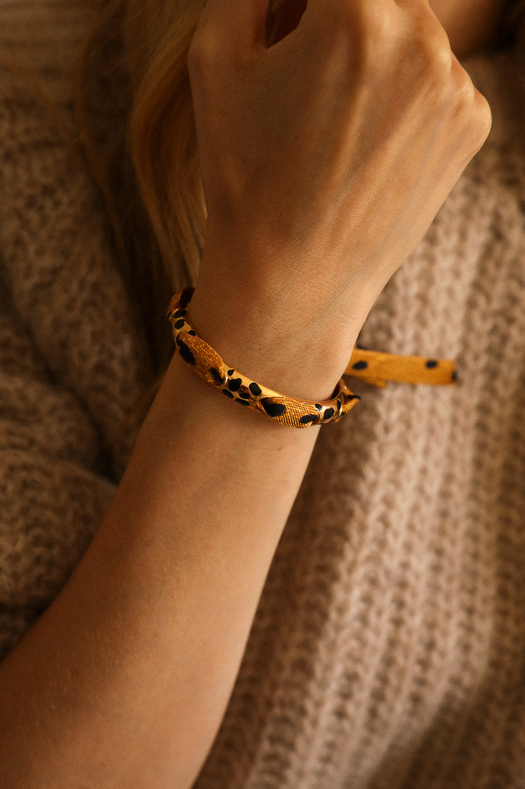 Bracelet Léopard, Or