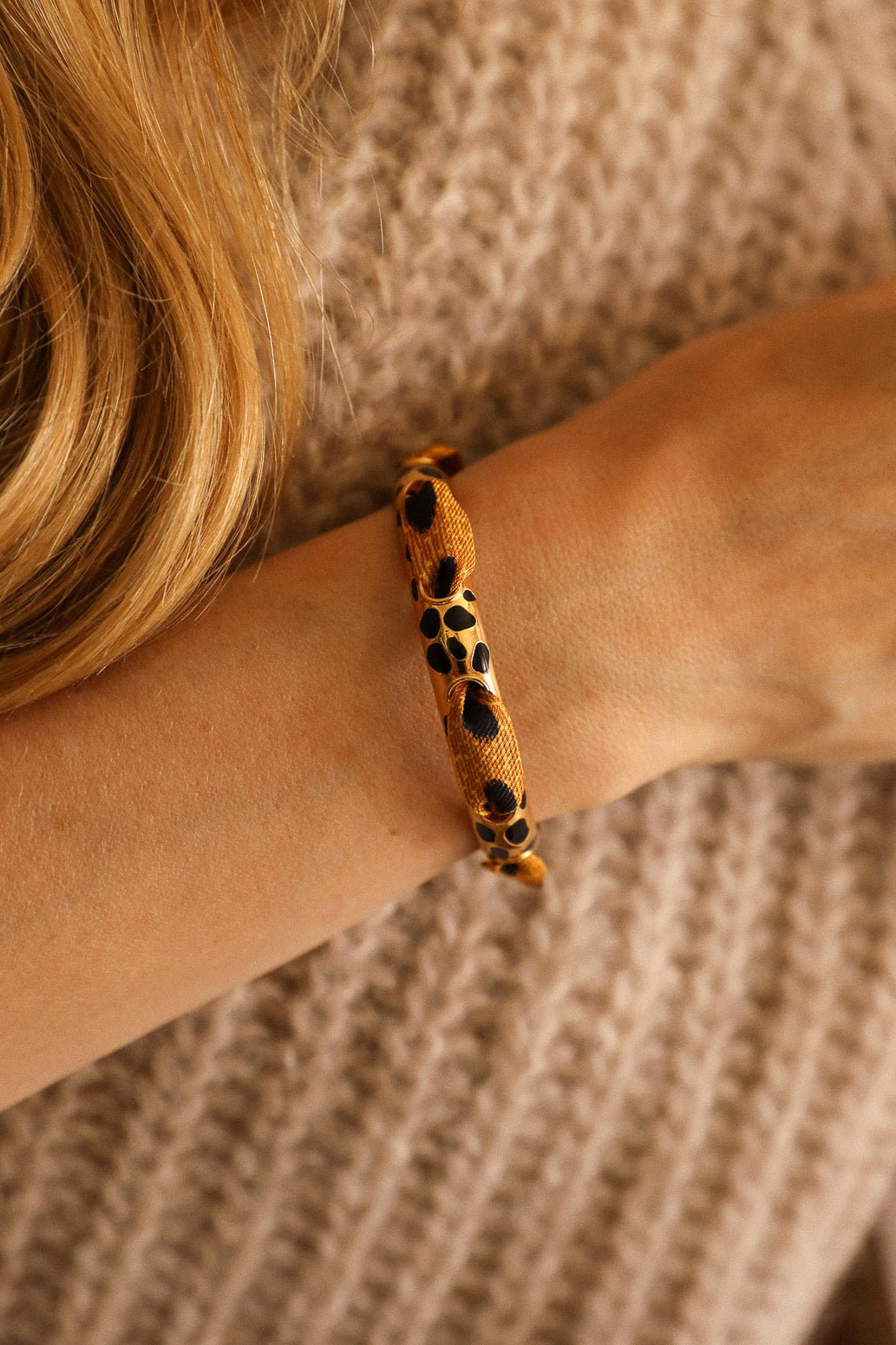 Bracelet Léopard, Or