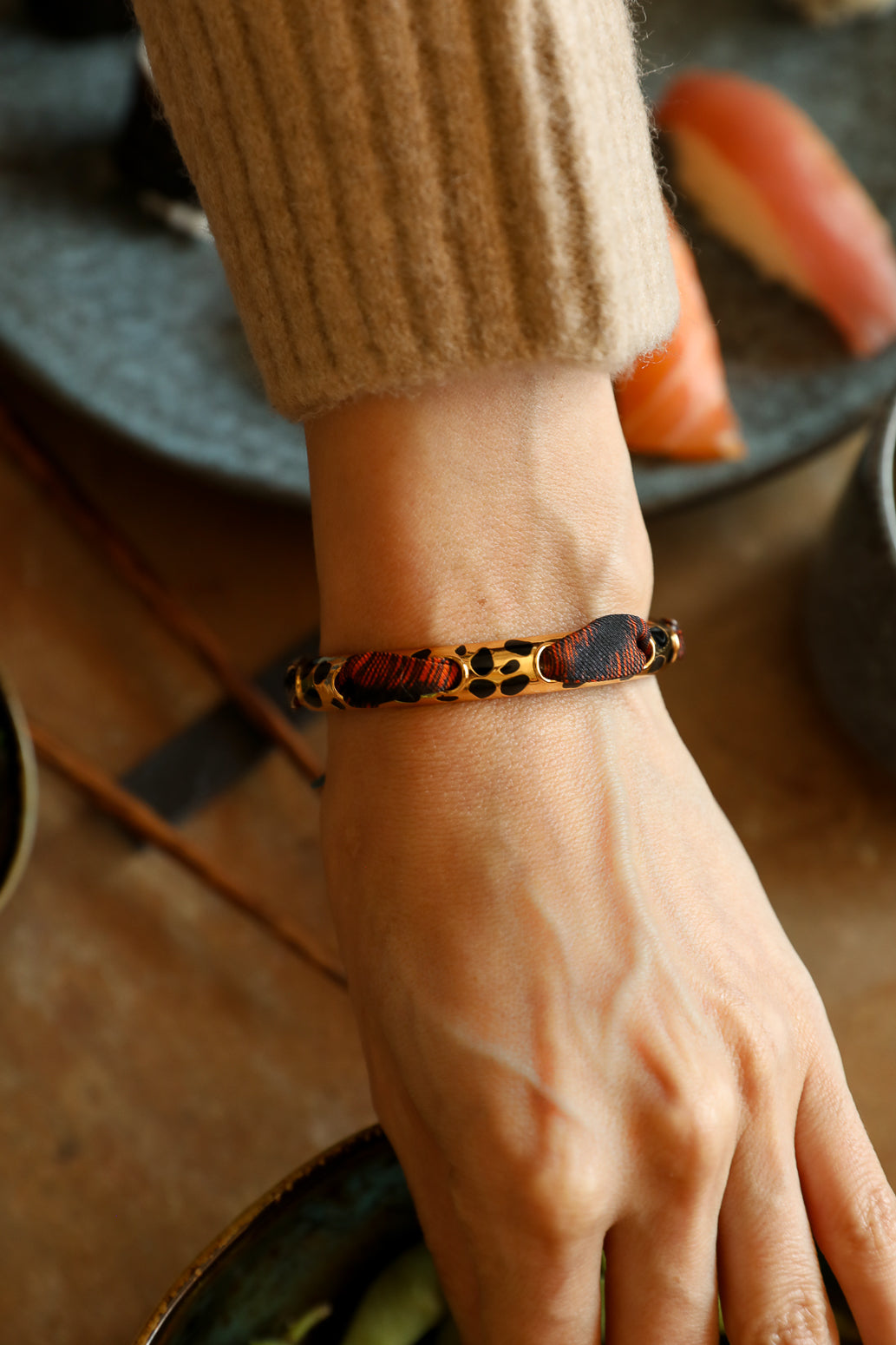 Bracelet Léopard, Or