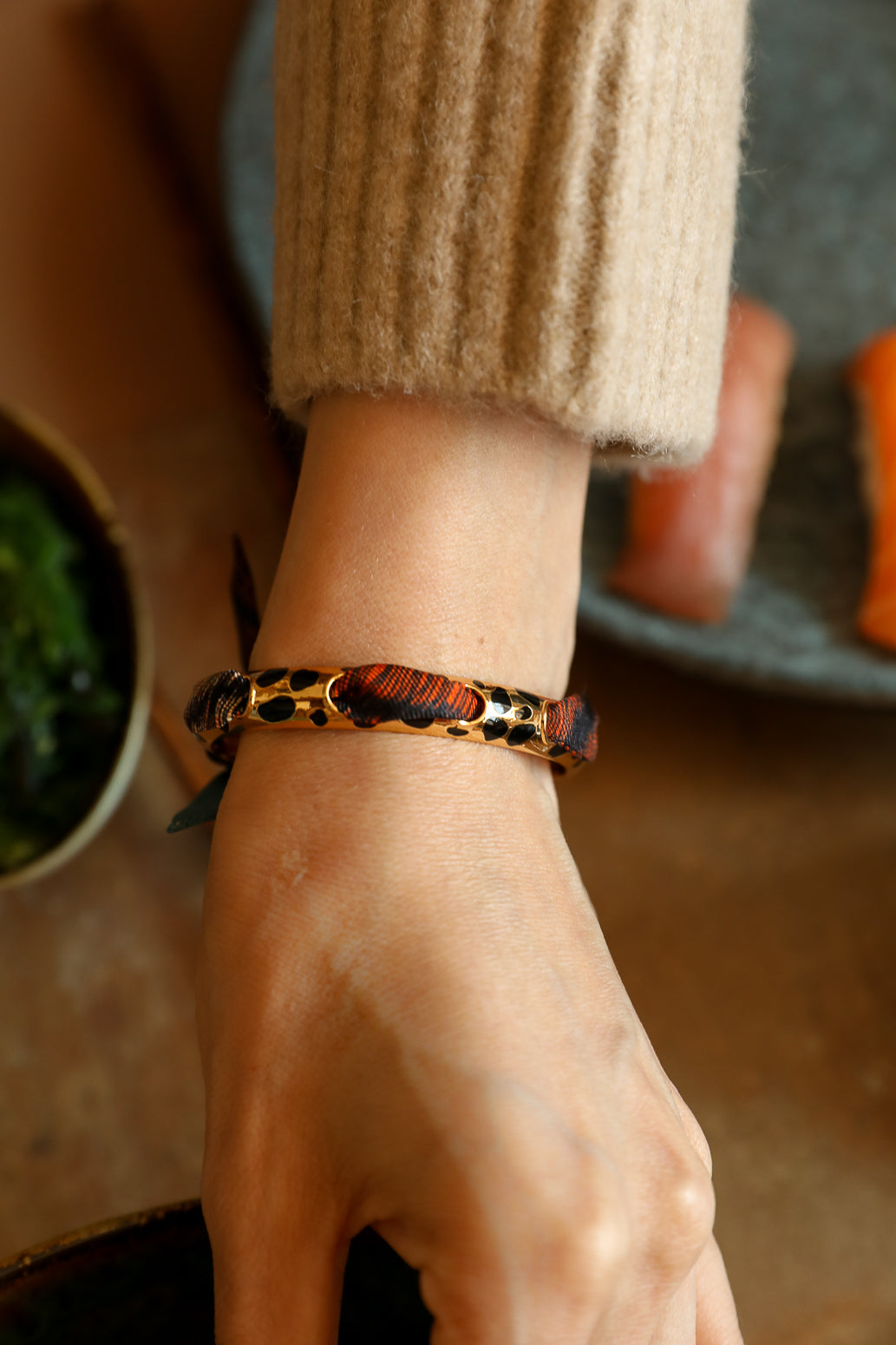 Bracelet Léopard, Or