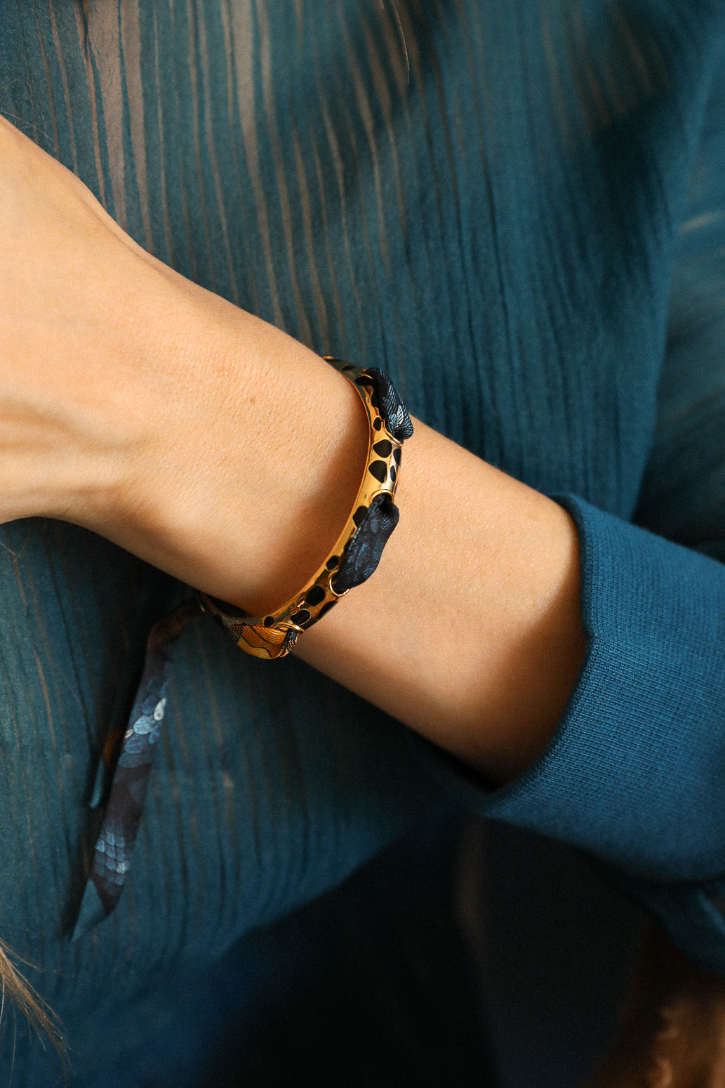 Bracelet Léopard, Or