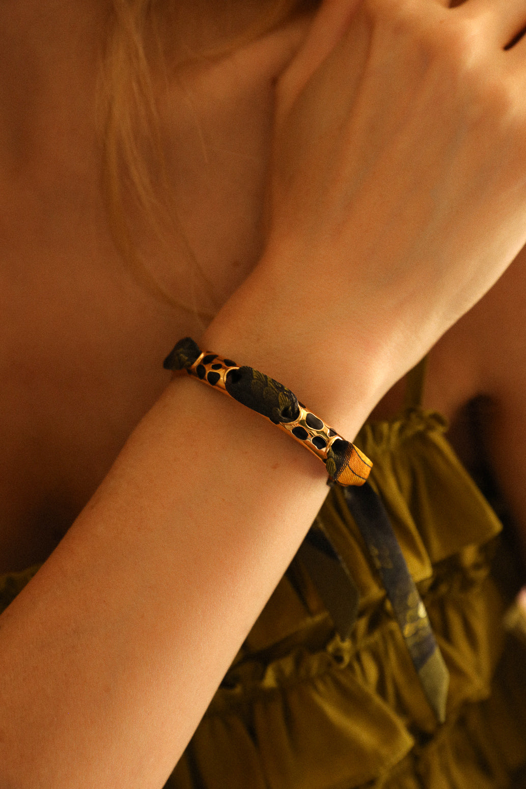 Bracelet Léopard, Or