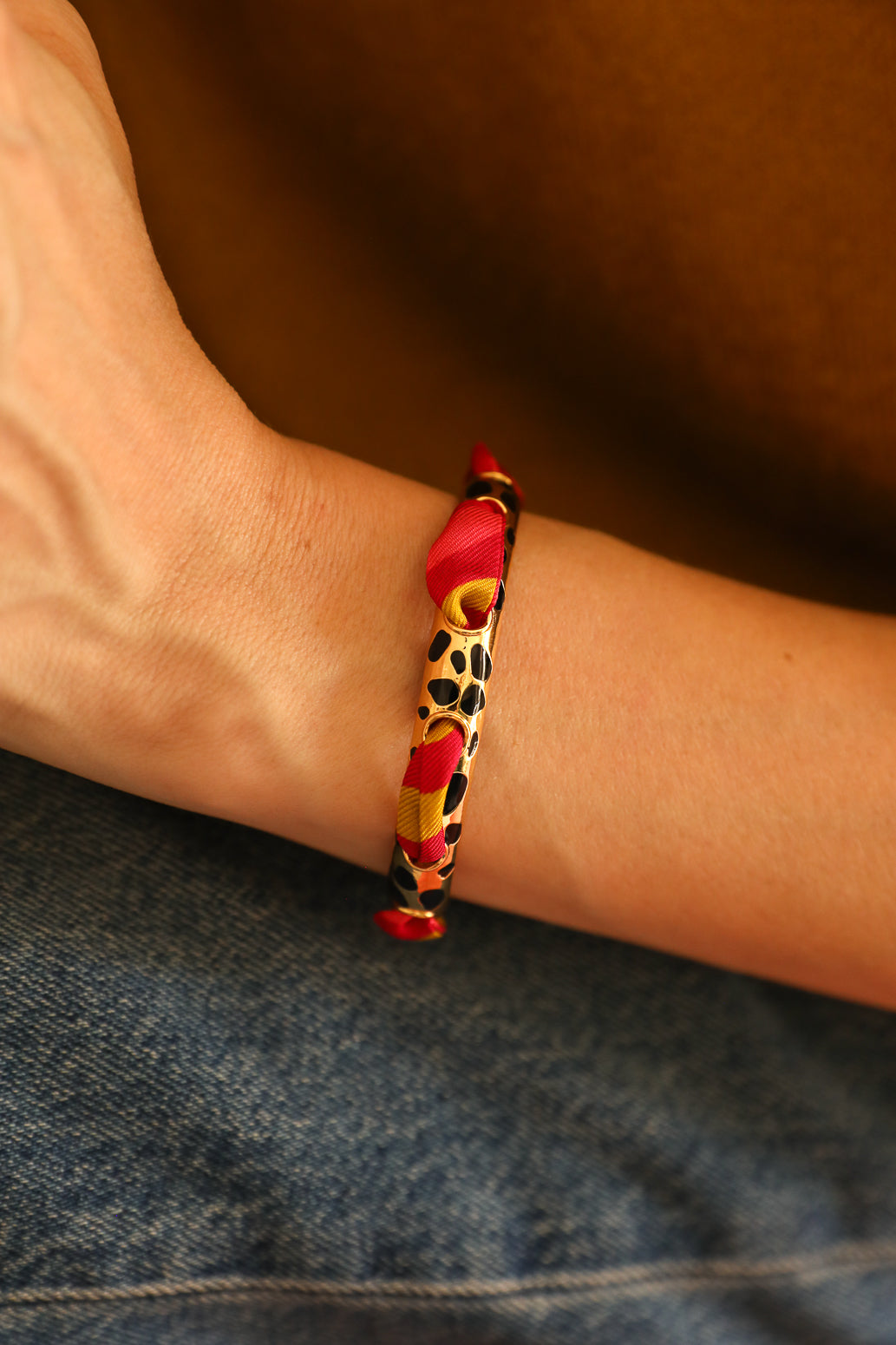 Bracelet Léopard or, Automne N°26