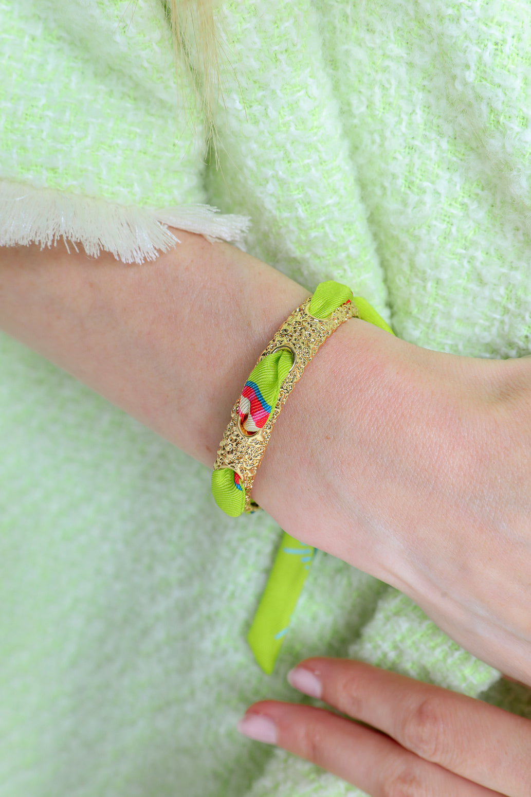 Bracelet en soie 1cm Clairvoyance Flashy
