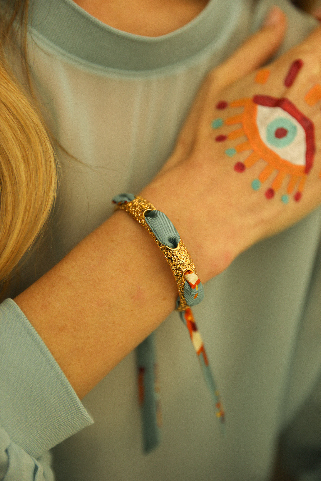 Bracelet en soie 1cm Clairvoyance Neutre